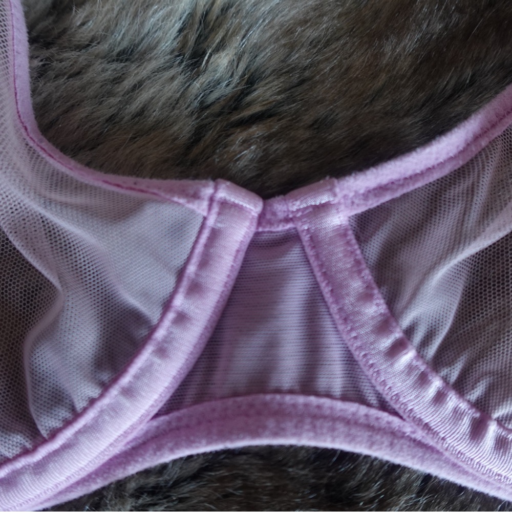 SKIMS Pink Mesh Bra - 38A good condition
